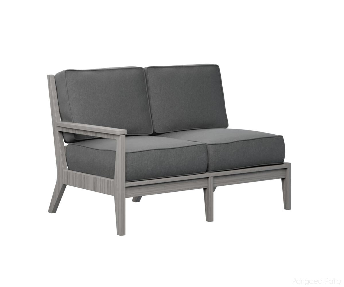 BGMHRSL5134DG-Berlin Gardens-Mayhew Right Arm Loveseat-Driftwood Gray BG-Pangaea Patio
