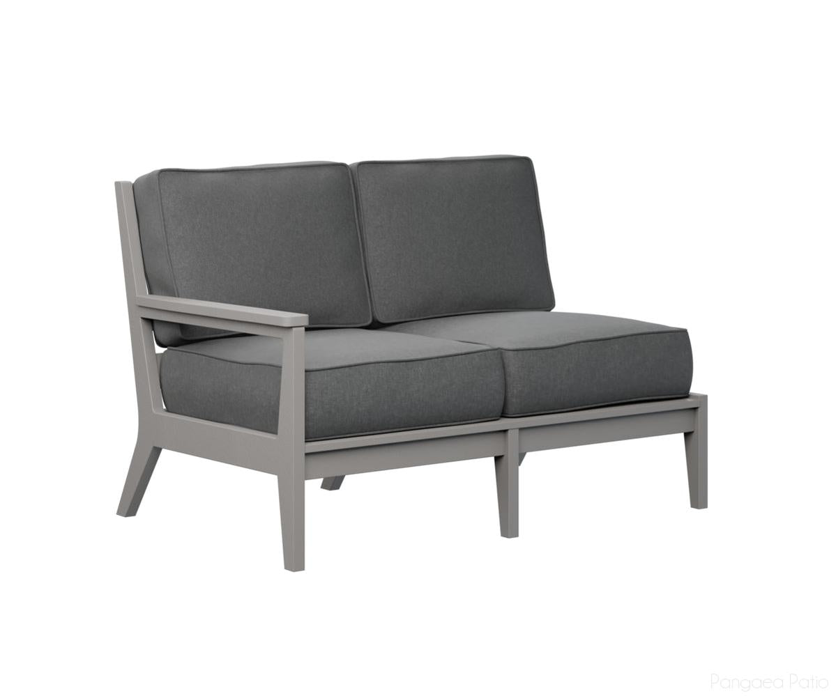 BGMHRSL5134LG-Berlin Gardens-Mayhew Right Arm Loveseat-Light Gray BG-Pangaea Patio