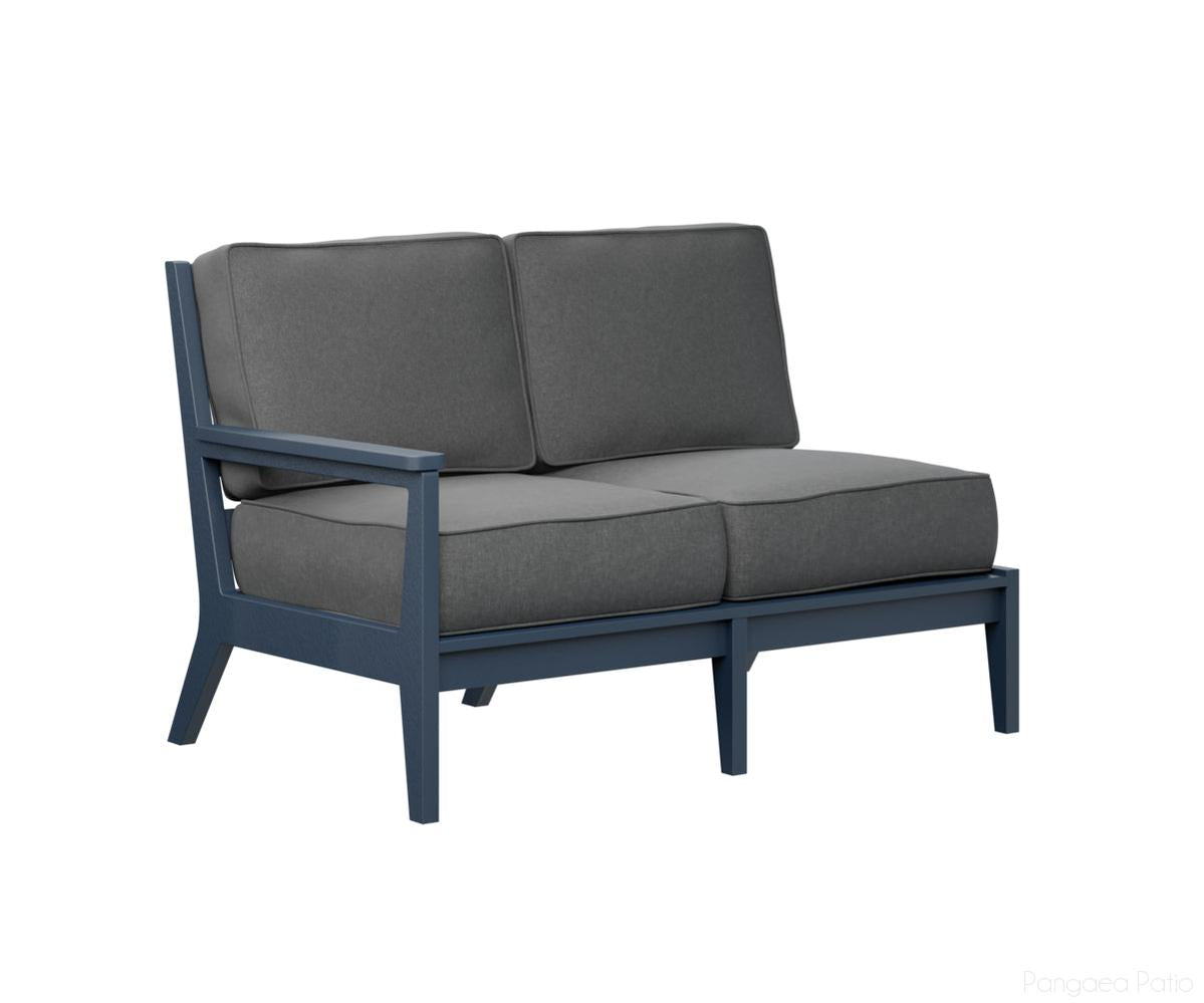 BGMHRSL5134NB-Berlin Gardens-Mayhew Right Arm Loveseat-Navy Blue BG-Pangaea Patio