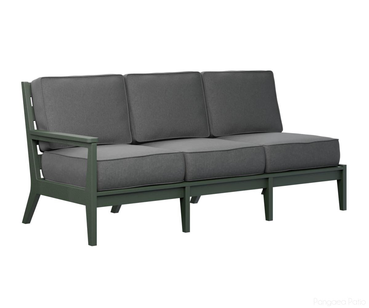 BGMHRSS7734G-Berlin Gardens-Mayhew Right Arm Sofa-Green BG-Pangaea Patio