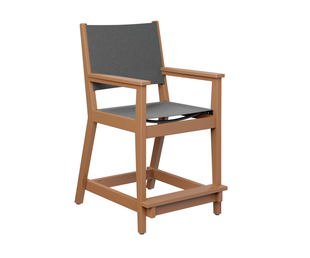 BGMHSCC2241C-Berlin Gardens-Mayhew Sling Counter Arm Chair-Pangaea Patio