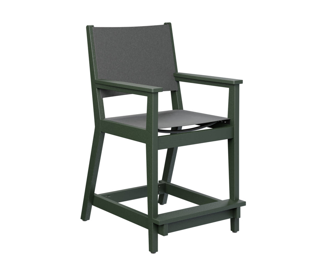 BGMHSCC2241G-Berlin Gardens-Mayhew Sling Counter Arm Chair-Pangaea Patio