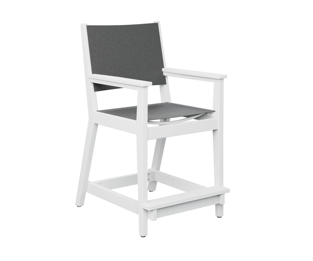 BGMHSCC2241W-Berlin Gardens-Mayhew Sling Counter Arm Chair-Pangaea Patio