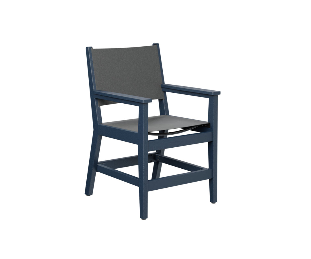 BGMHSDAC2236NB-Berlin Gardens-Mayhew Sling Dining Arm Chair-Pangaea Patio