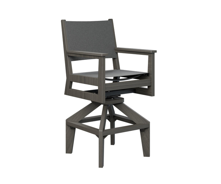 BGMHSSB2245CG-Berlin Gardens-Mayhew Sling Swivel Bar Chair-Pangaea Patio