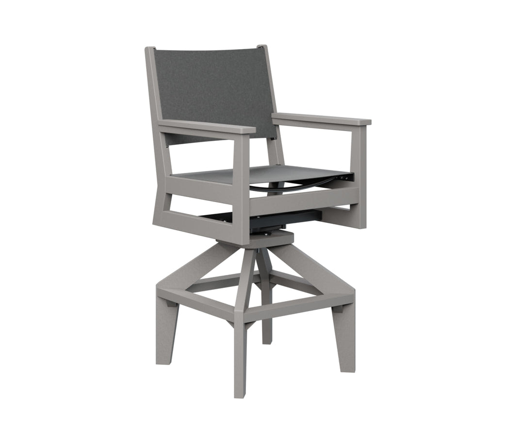 BGMHSSB2245LG-Berlin Gardens-Mayhew Sling Swivel Bar Chair-Pangaea Patio