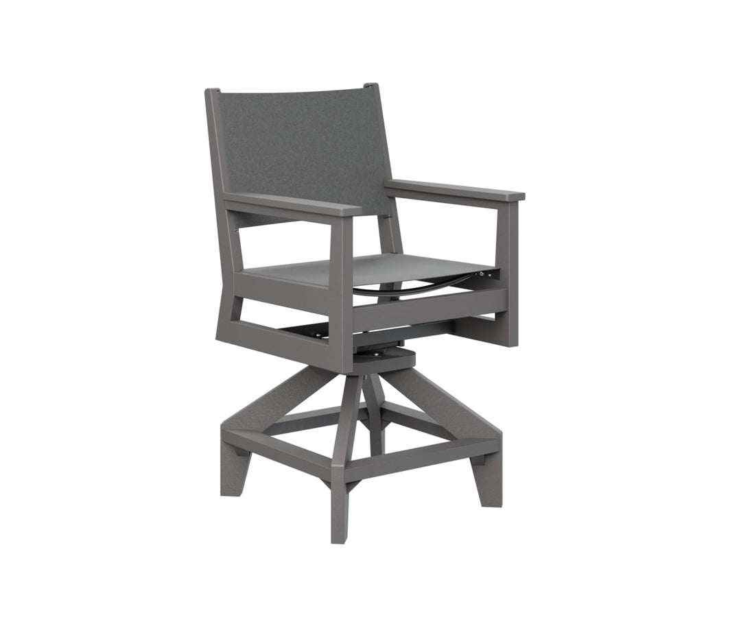 BGMHSSC2241SG-Berlin Gardens-Mayhew Sling Swivel Counter Chair-Pangaea Patio