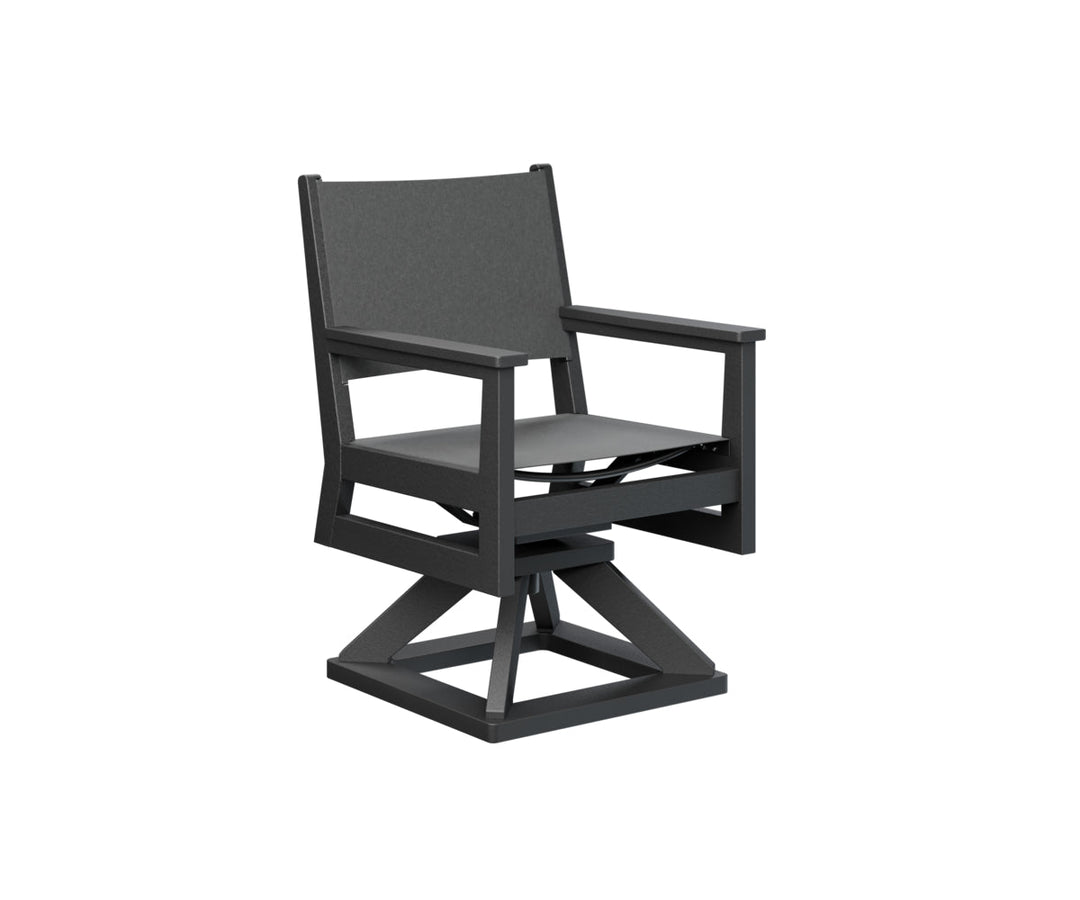 BGMHSSD2235B-Berlin Gardens-Mayhew Sling Swivel Rocker Dining Chair-Pangaea Patio