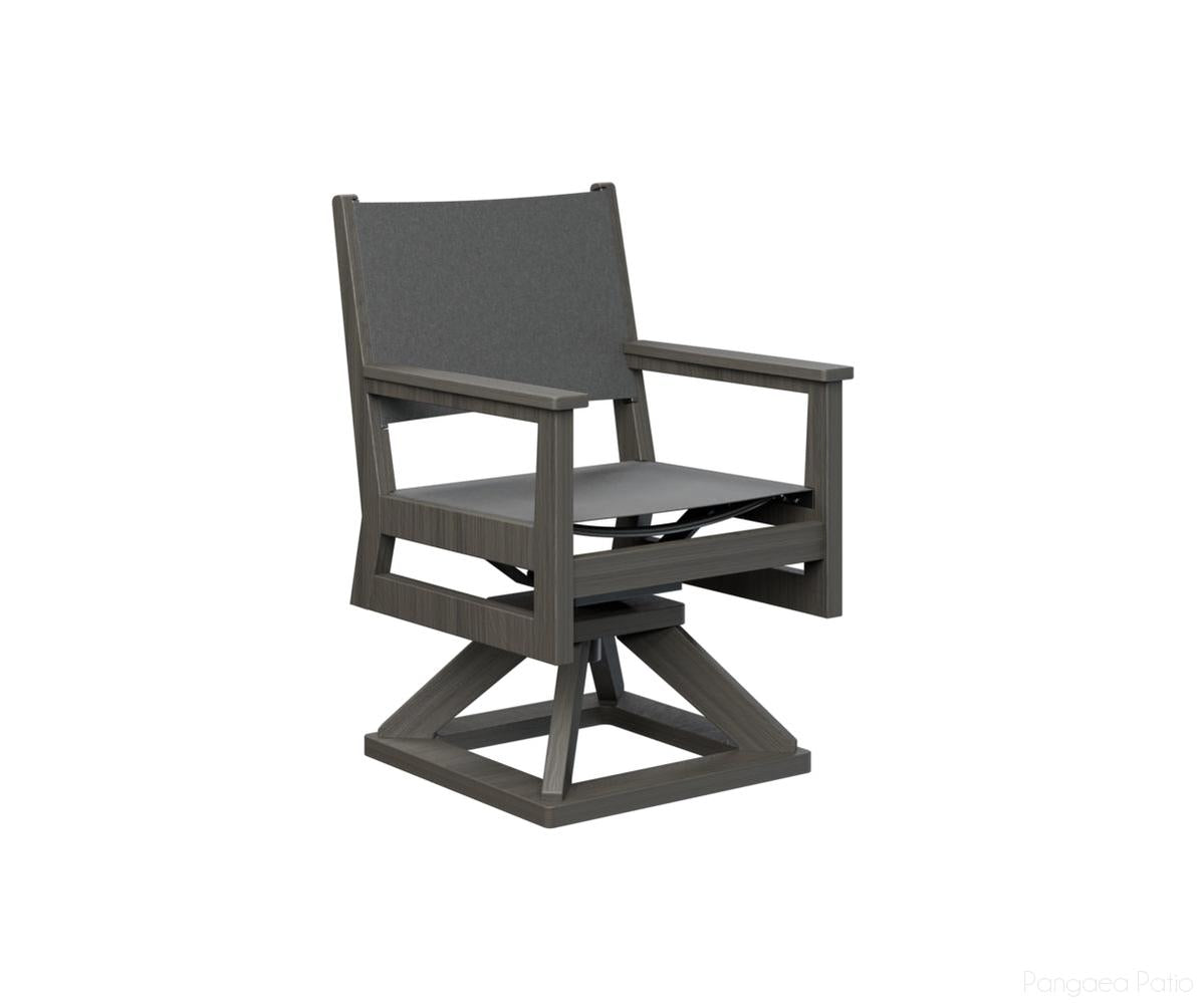 BGMHSSD2235CG-Berlin Gardens-Mayhew Sling Swivel Rocker Dining Chair-Coastal Gray BG-Pangaea Patio