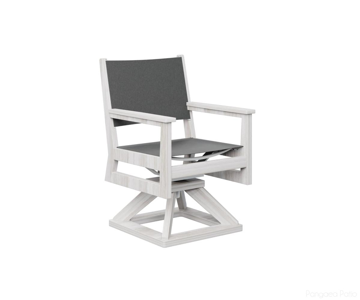 BGMHSSD2235SS-Berlin Gardens-Mayhew Sling Swivel Rocker Dining Chair-Seashell BG-Pangaea Patio