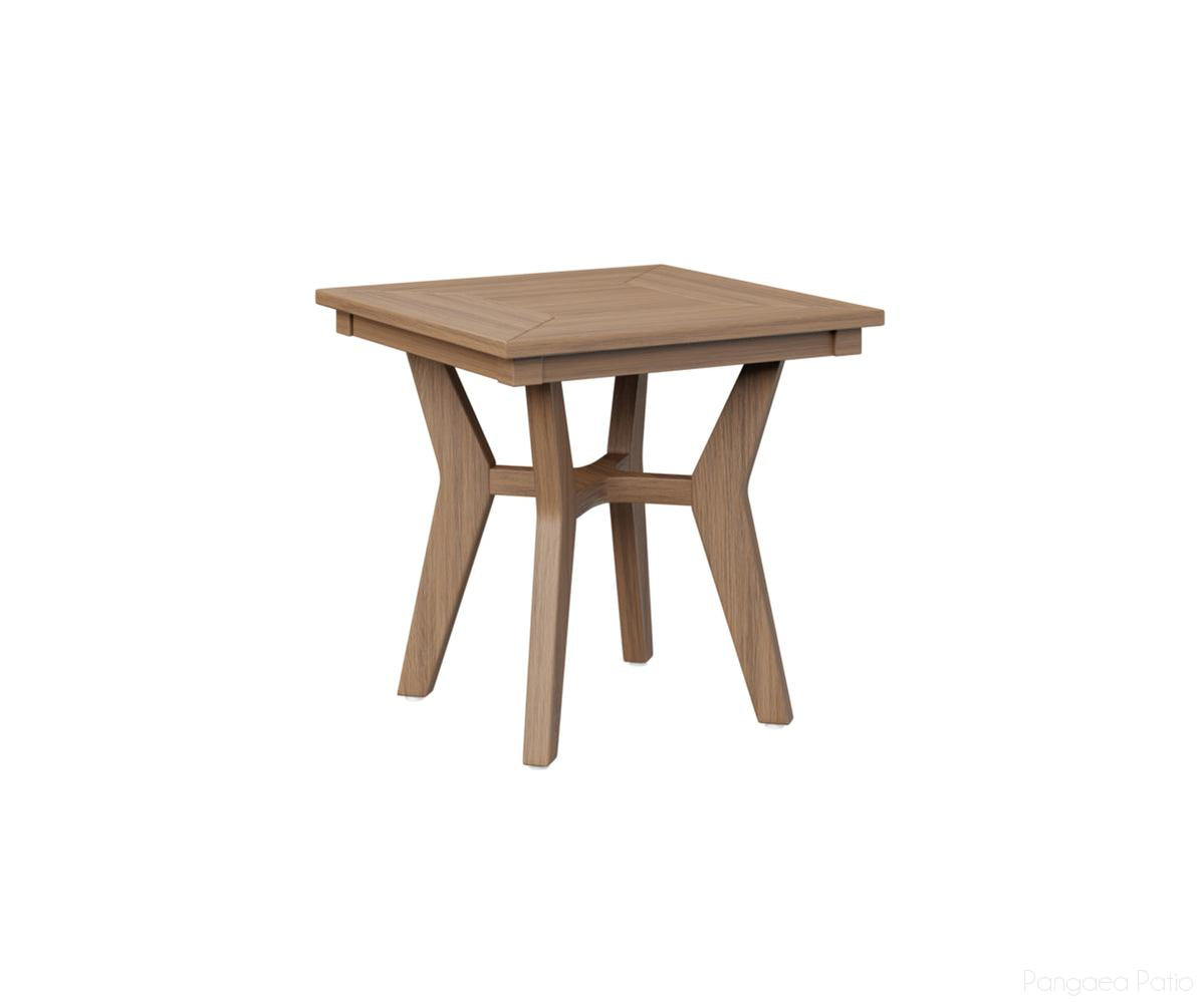 BGMHSET2020AM-Berlin Gardens-Mayhew Square End Table-Antique Mahogany BG-Pangaea Patio