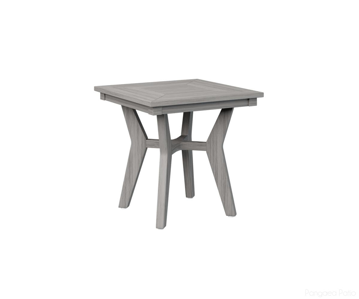 BGMHSET2020DG-Berlin Gardens-Mayhew Square End Table-Driftwood Gray BG-Pangaea Patio