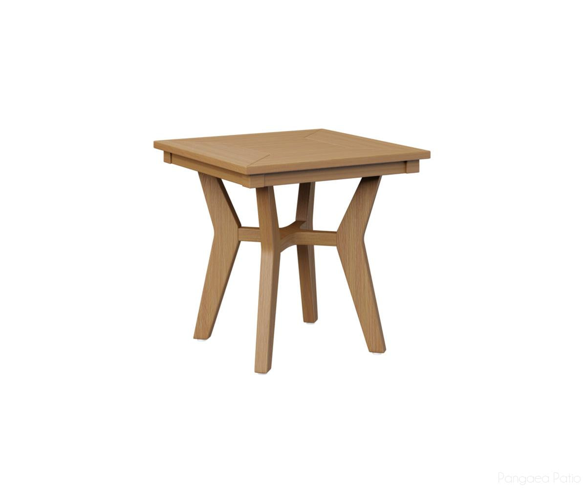BGMHSET2020NT-Berlin Gardens-Mayhew Square End Table-Natural Teak BG-Pangaea Patio