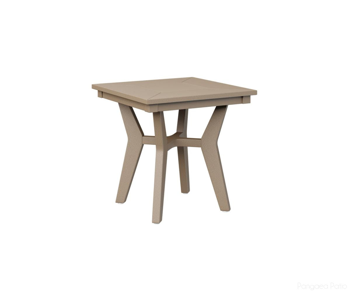 BGMHSET2020WW-Berlin Gardens-Mayhew Square End Table-Weatherwood BG-Pangaea Patio