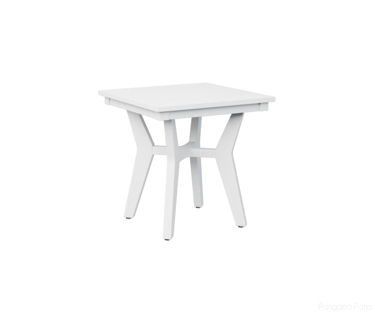 BGMHSET2020W-Berlin Gardens-Mayhew Square End Table-White BG-Pangaea Patio