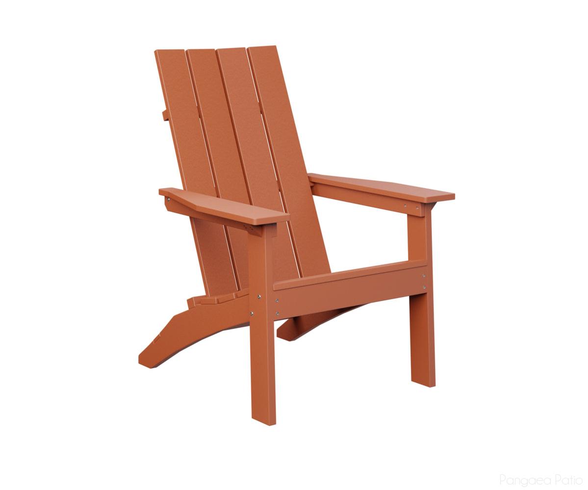 BGMHSAC3039MO-Berlin Gardens-Mayhew Stationary Adirondack Chair-Mango Orange BG-Pangaea Patio