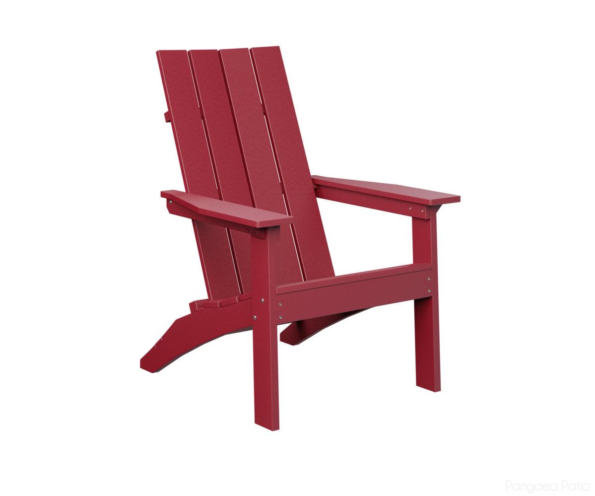 BGMHSAC3039SR-Berlin Gardens-Mayhew Stationary Adirondack Chair-Scarlet Red BG-Pangaea Patio