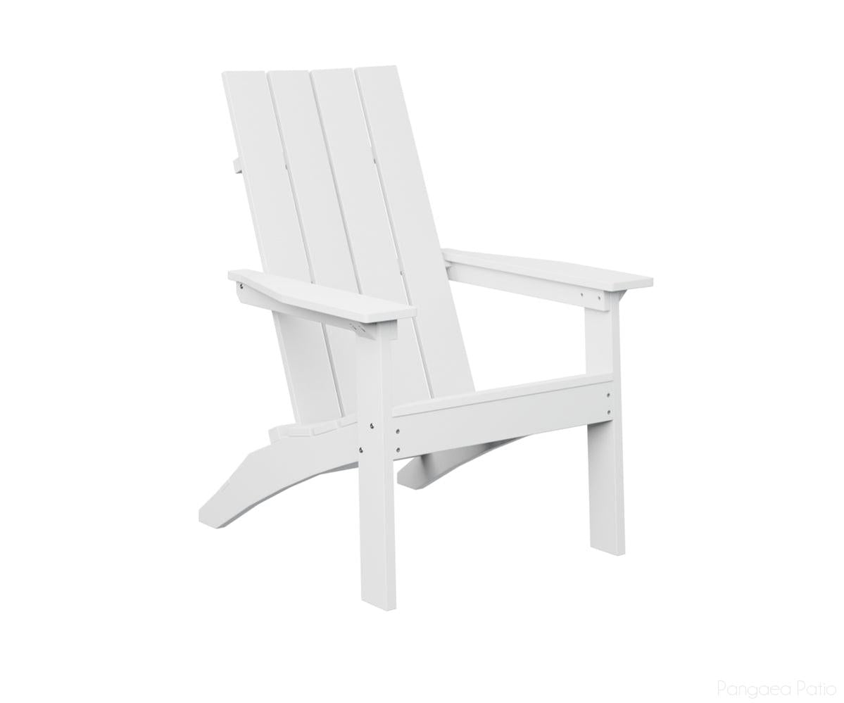 BGMHSAC3039W-Berlin Gardens-Mayhew Stationary Adirondack Chair-White BG-Pangaea Patio