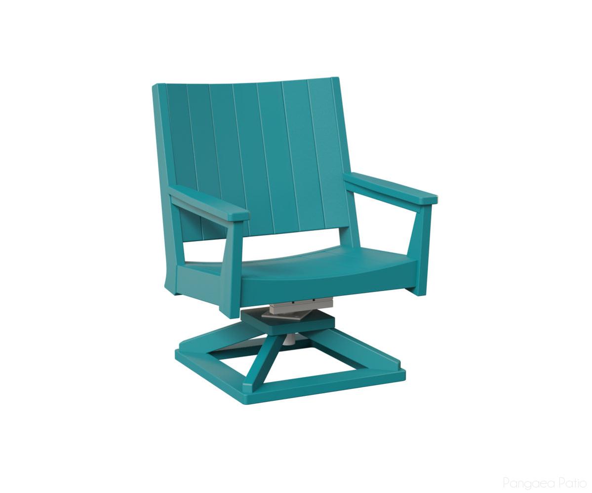 BGMHCSR2736AB-Berlin Gardens-Mayhew Swivel Rocker Chat Chair-Aruba Blue BG-Pangaea Patio