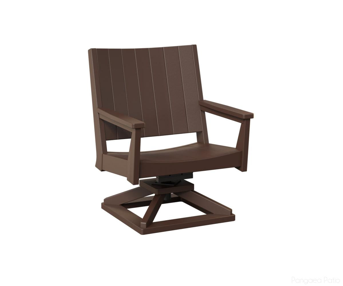 BGMHCSR2736CB-Berlin Gardens-Mayhew Swivel Rocker Chat Chair-Chocolate Brown BG-Pangaea Patio