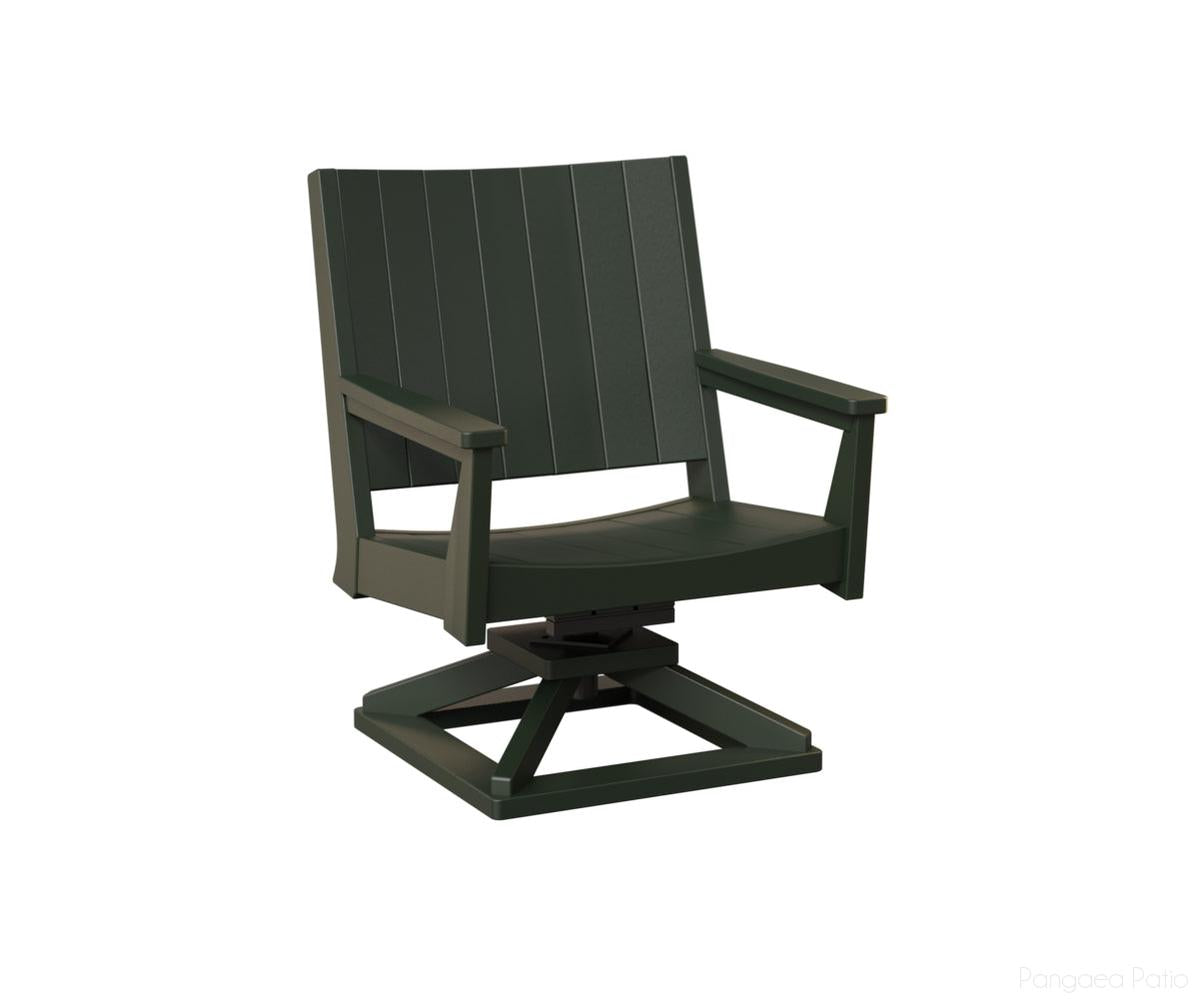BGMHCSR2736G-Berlin Gardens-Mayhew Swivel Rocker Chat Chair-Green BG-Pangaea Patio