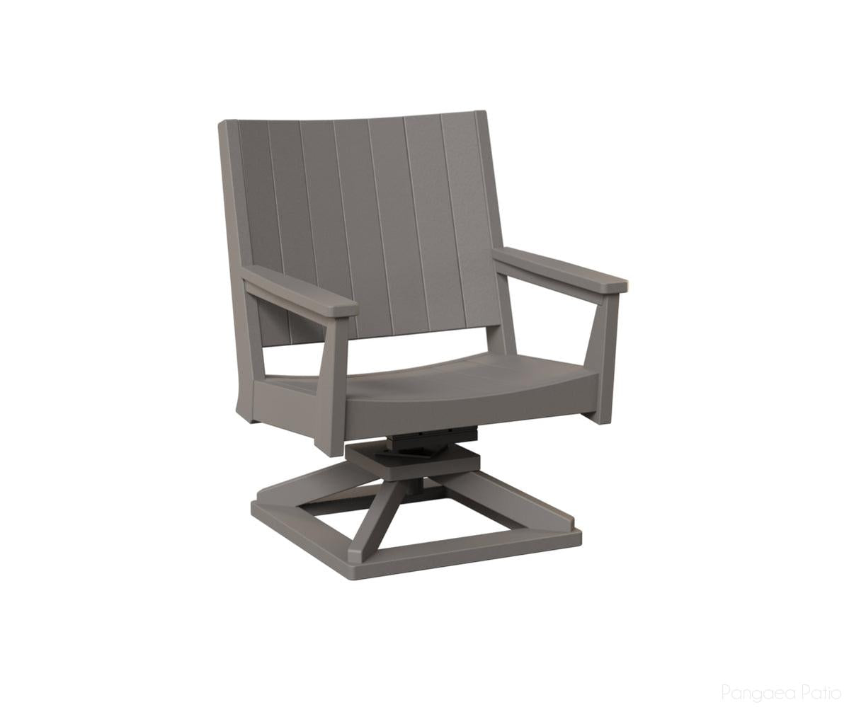 BGMHCSR2736LG-Berlin Gardens-Mayhew Swivel Rocker Chat Chair-Light Gray BG-Pangaea Patio