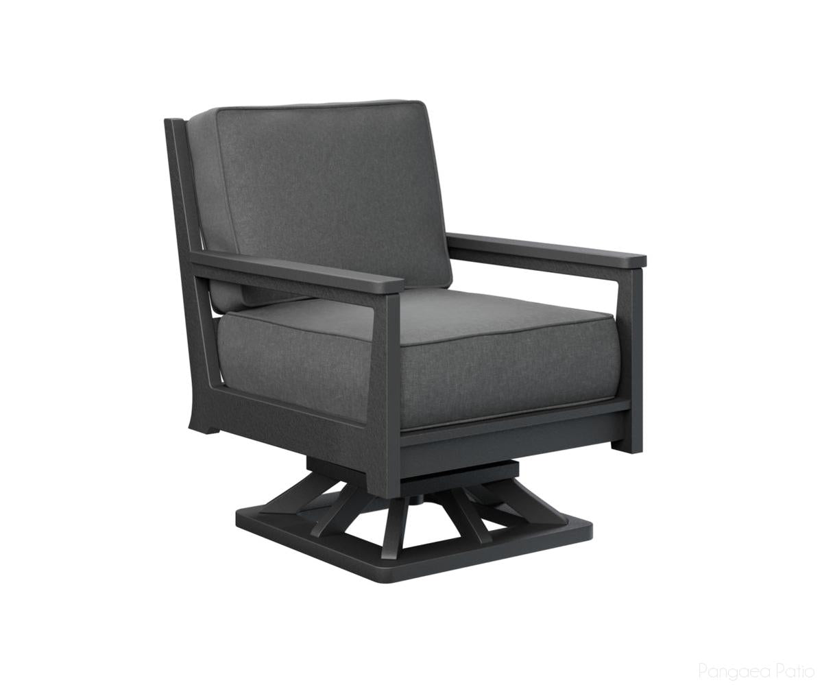 BGMHSR3034B-Berlin Gardens-Mayhew Swivel Rocker-Black BG-Pangaea Patio