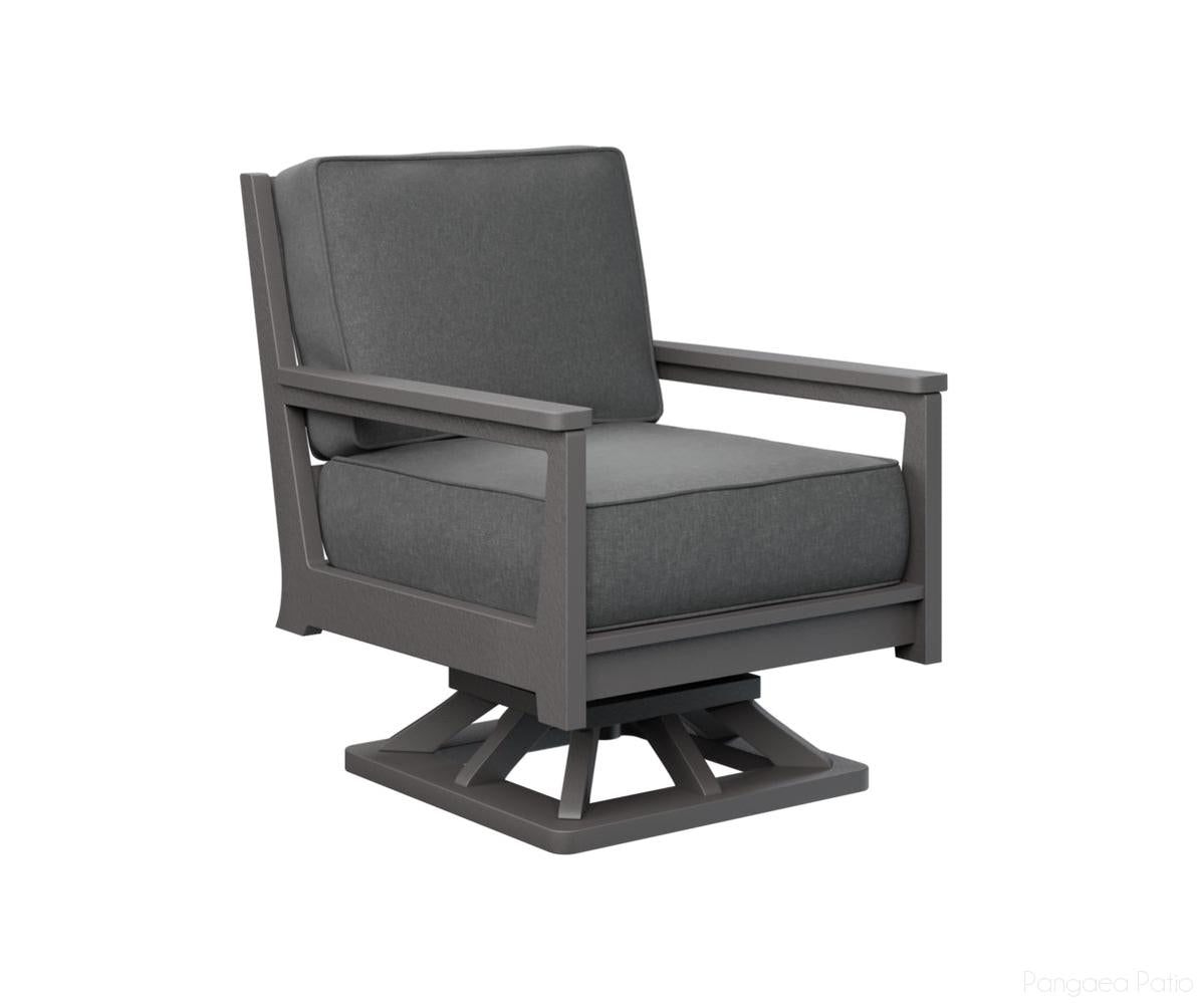 BGMHSR3034SG-Berlin Gardens-Mayhew Swivel Rocker-Smoke Gray BG-Pangaea Patio