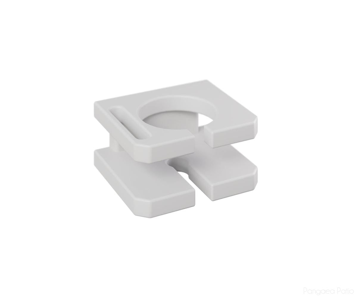 BGMGPCH67MGW-Berlin Gardens-MGP Cup Holder-MGP Matte White-Pangaea Patio