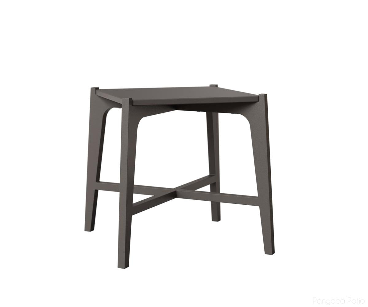 BGMSST1818MGG-Berlin Gardens-MGP Square Side Table-MGP Graphite-Pangaea Patio