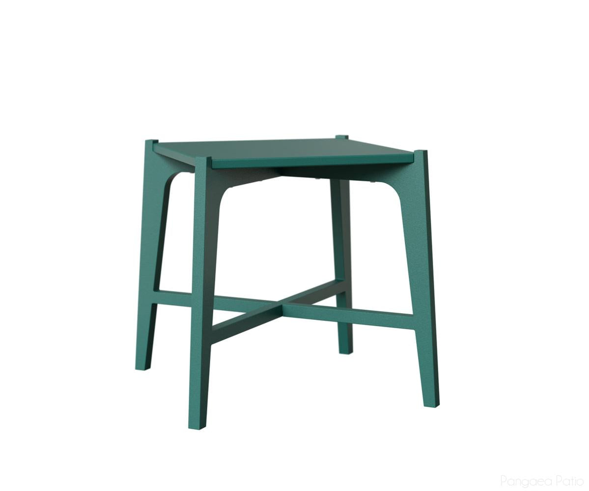 BGMSST1818MGT-Berlin Gardens-MGP Square Side Table-MGP Teal-Pangaea Patio