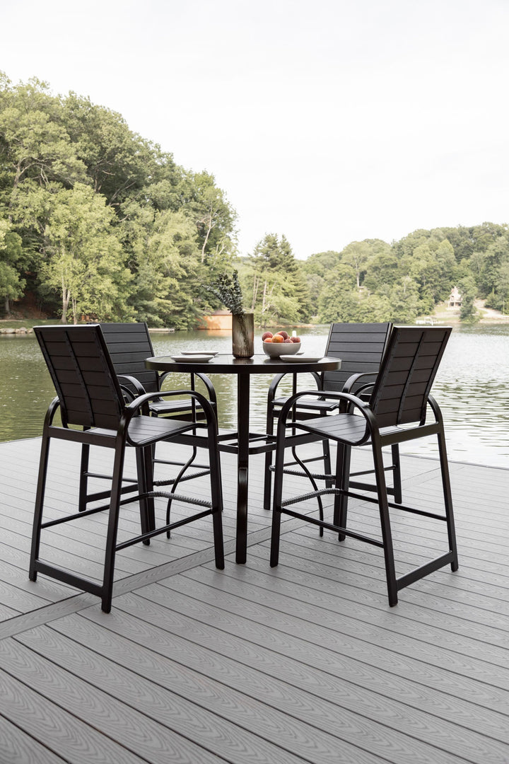 -Berlin Gardens-Murphy 42″ Round Bar Table-Pangaea Patio