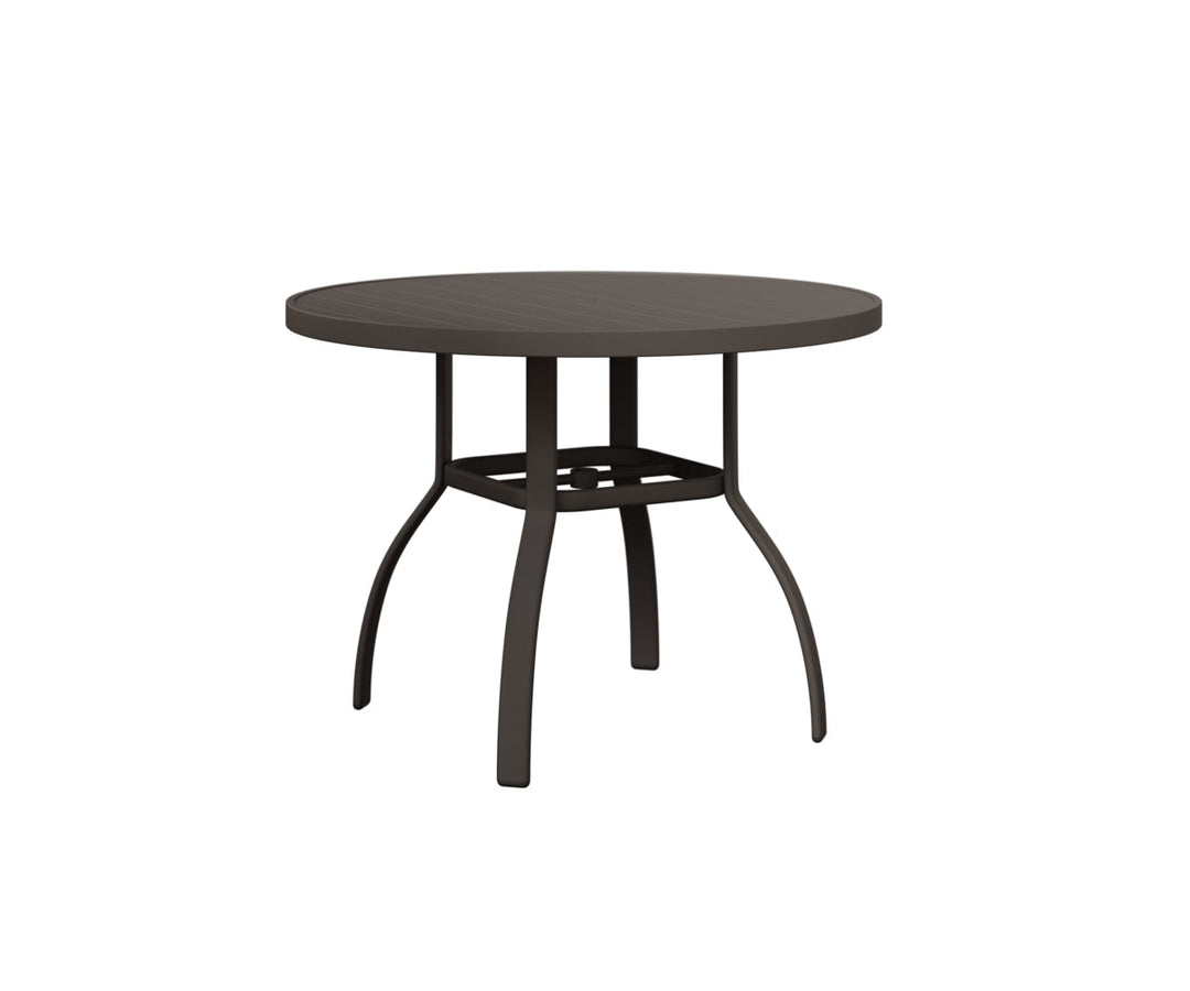 BGMRT0042DGR-Berlin Gardens-Murphy 42″ Round Dining Table-Pangaea Patio