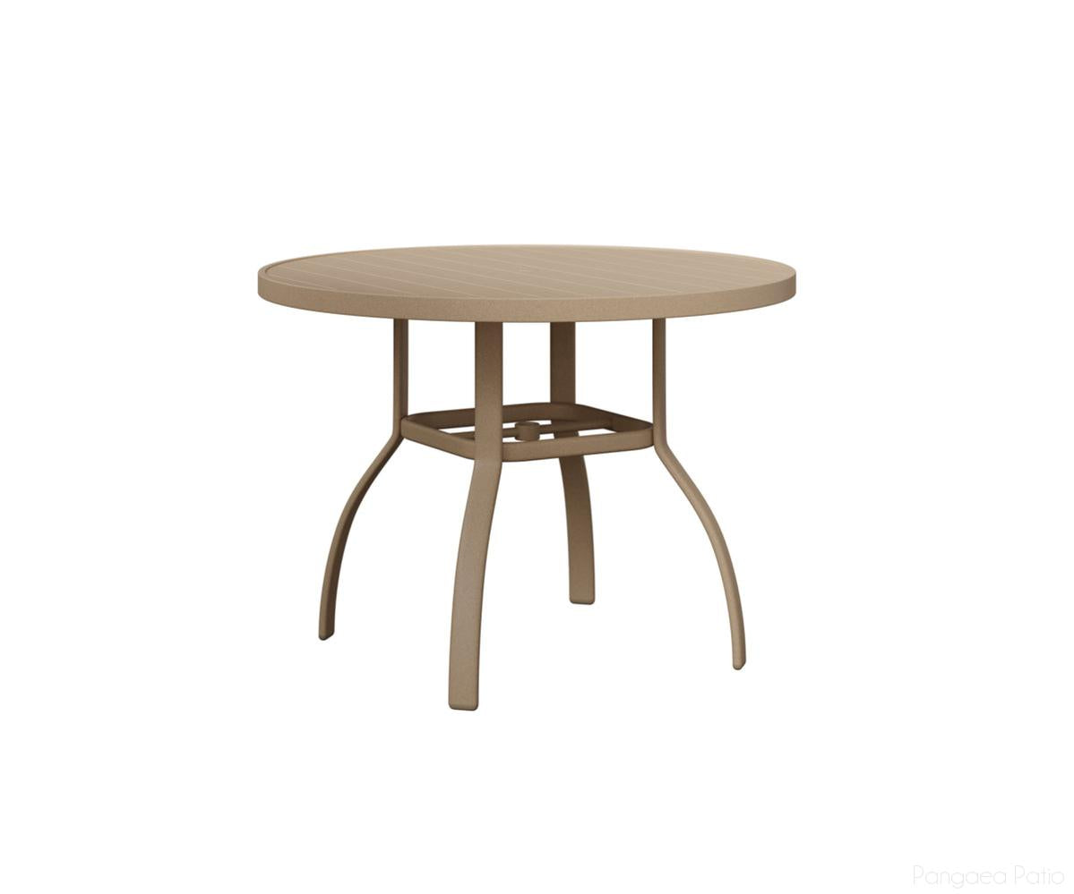 BGMRT0042DLM-Berlin Gardens-Murphy 42" Round Dining Table-Luna Multi Aluminum BG-Pangaea Patio