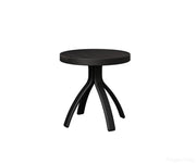 BGMET1819MB-Berlin Gardens-Murphy End Table-Black Aluminum BG-Pangaea Patio