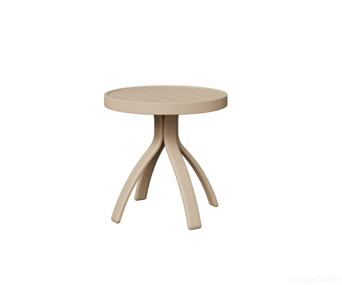 BGMET1819LM-Berlin Gardens-Murphy End Table-Luna Multi Aluminum BG-Pangaea Patio