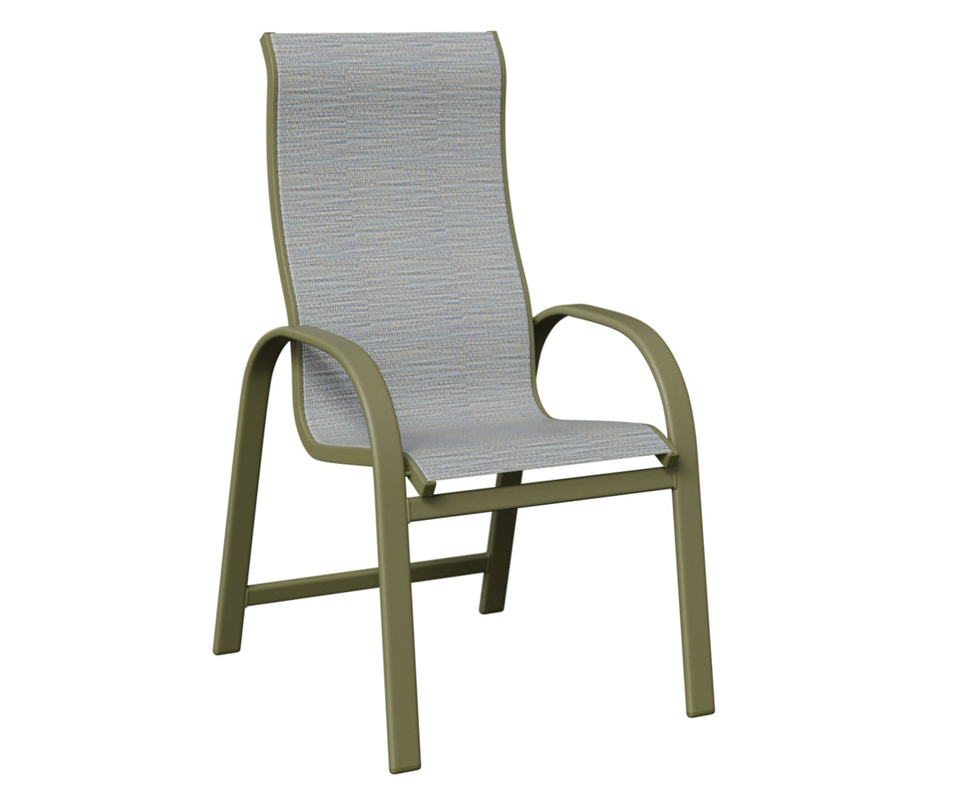 BGMDHSGS-Berlin Gardens-Murphy High Back Sling Dining Chair-Pangaea Patio