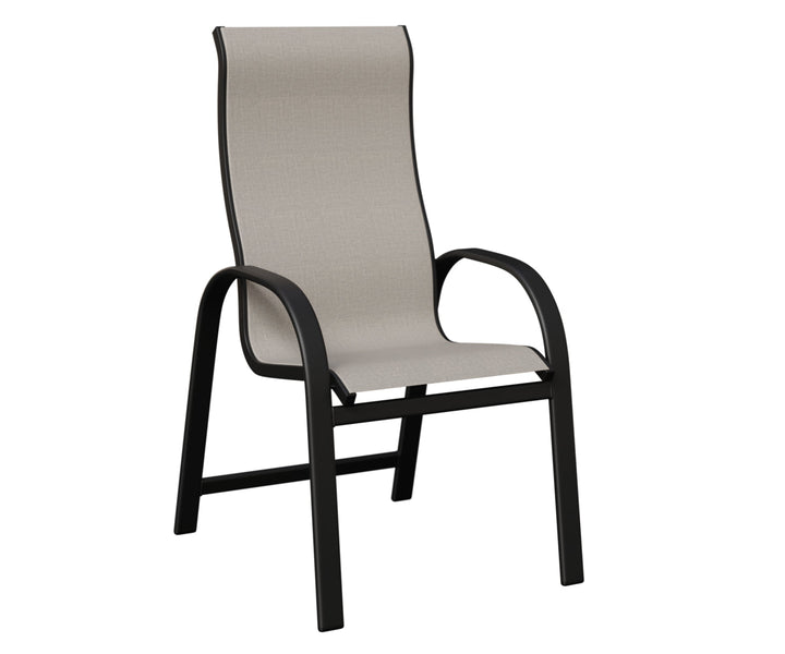 BGMDHSMB-Berlin Gardens-Murphy High Back Sling Dining Chair-Pangaea Patio