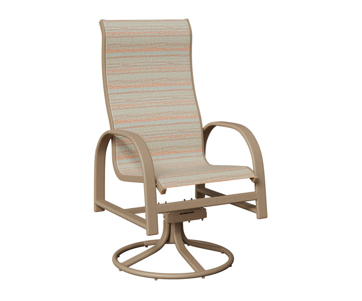 BGMSRDHSOV-Berlin Gardens-Murphy High Back Sling Swivel Rocker Dining Chair-Pangaea Patio