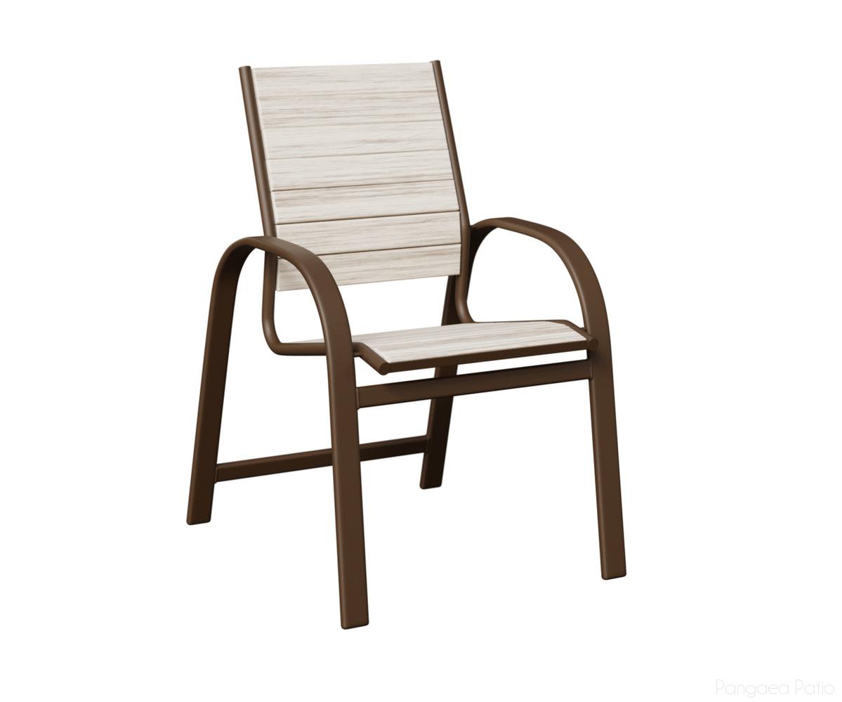 BGMDPMV-Berlin Gardens-Murphy Poly Dining Chair-Mesquite Wood Vein Aluminum BG-Pangaea Patio