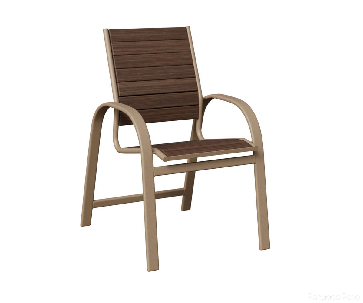 BGMDPOV-Berlin Gardens-Murphy Poly Dining Chair-Oak Wood Vein Aluminum BG-Pangaea Patio