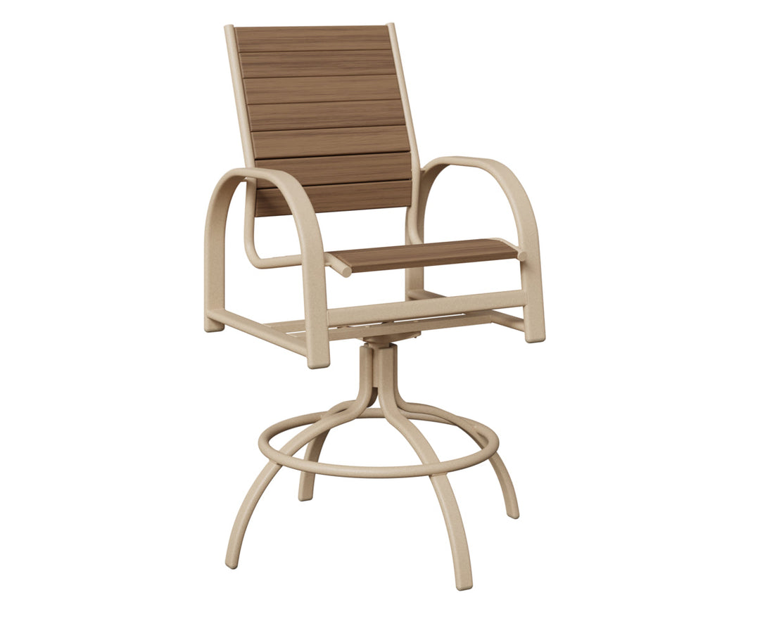 BGMSBPLM-Berlin Gardens-Murphy Poly Swivel Bar Chair-Pangaea Patio