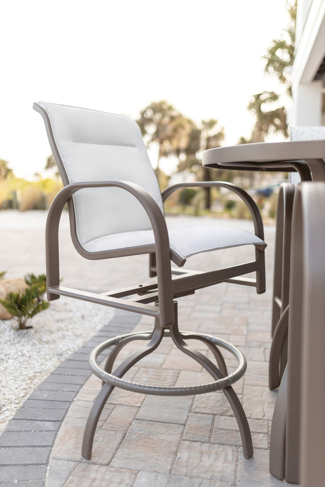 -Berlin Gardens-Murphy Poly Swivel Bar Chair-Pangaea Patio