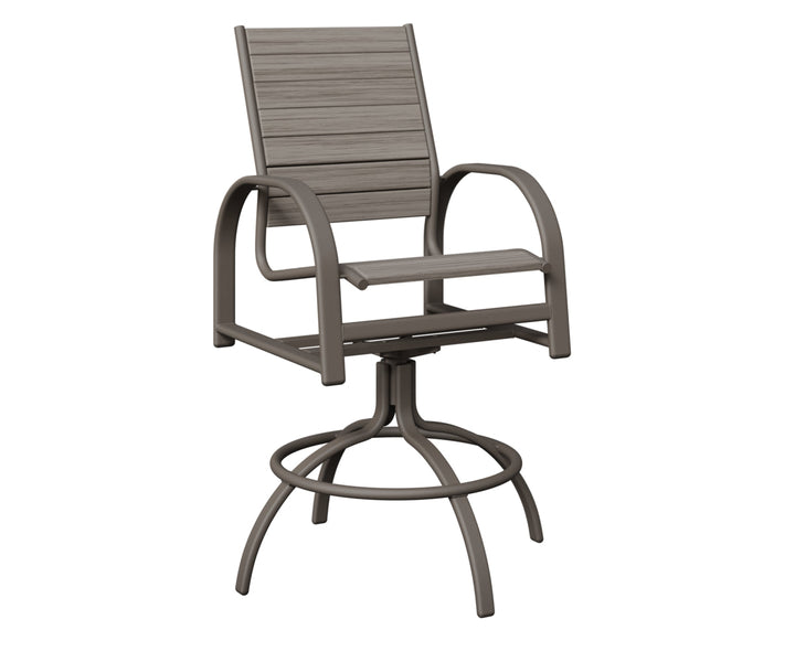 BGMSBPGR-Berlin Gardens-Murphy Poly Swivel Bar Chair-Pangaea Patio