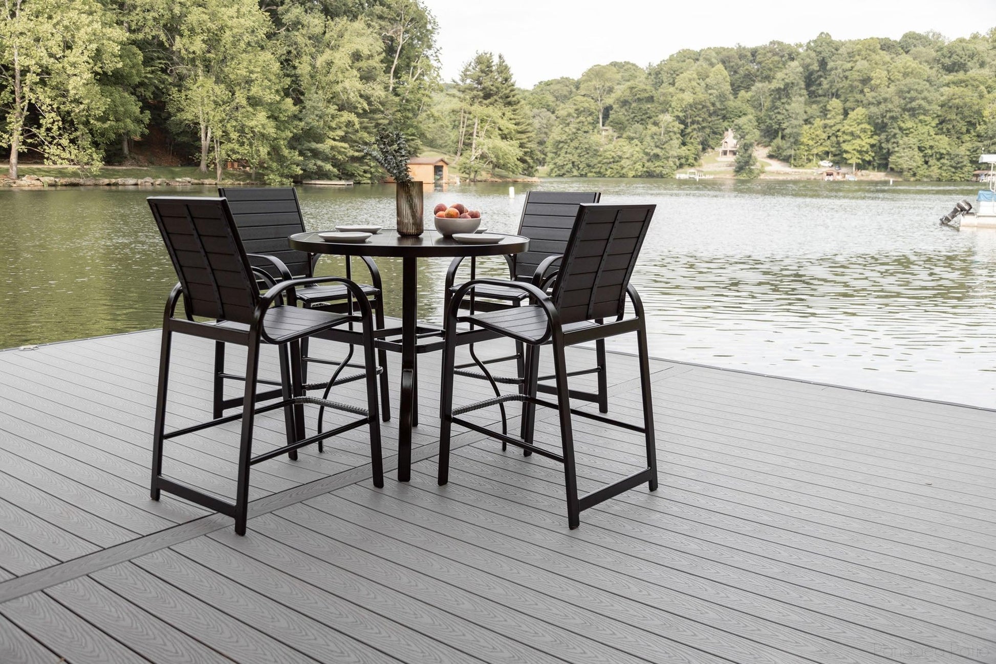 '-Berlin Gardens-Murphy Sling Swivel Bar Chair-Pangaea Patio