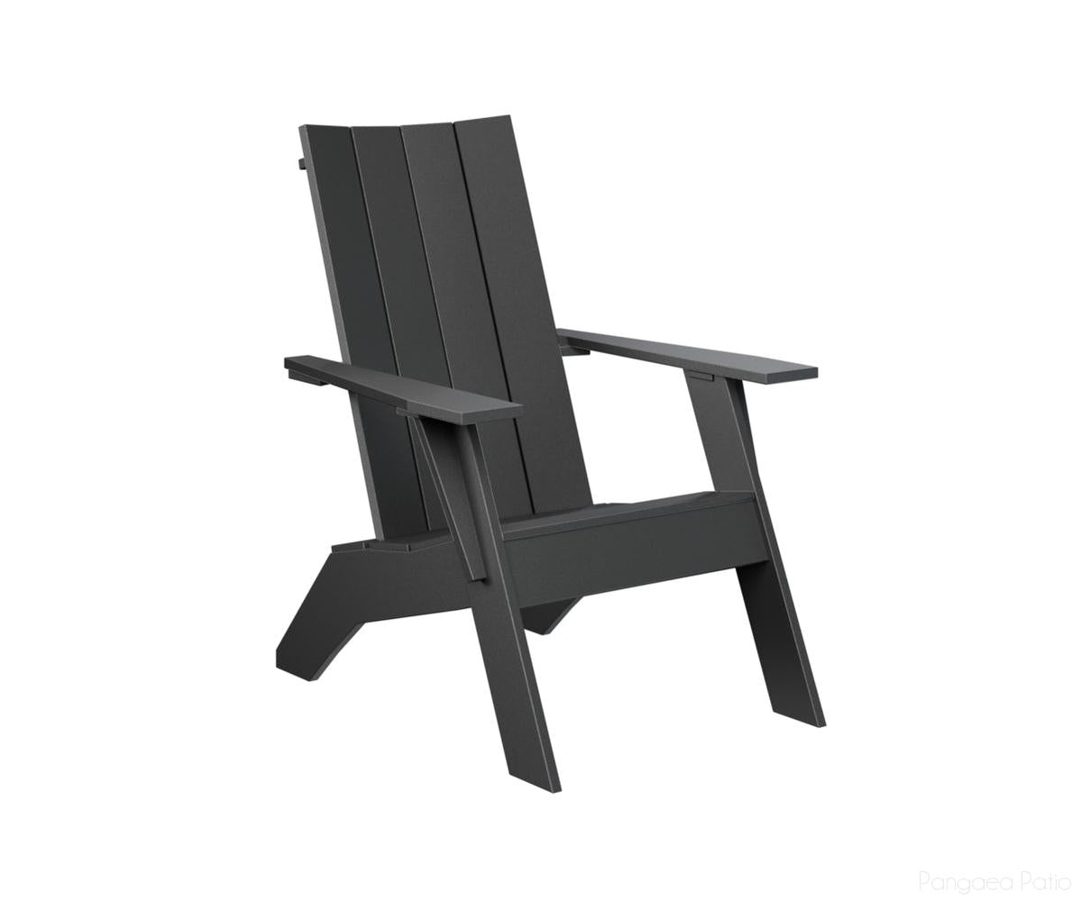 BGNAC2939MGB-Berlin Gardens-Nordic Adirondack Chair-MGP Matte Black-Pangaea Patio
