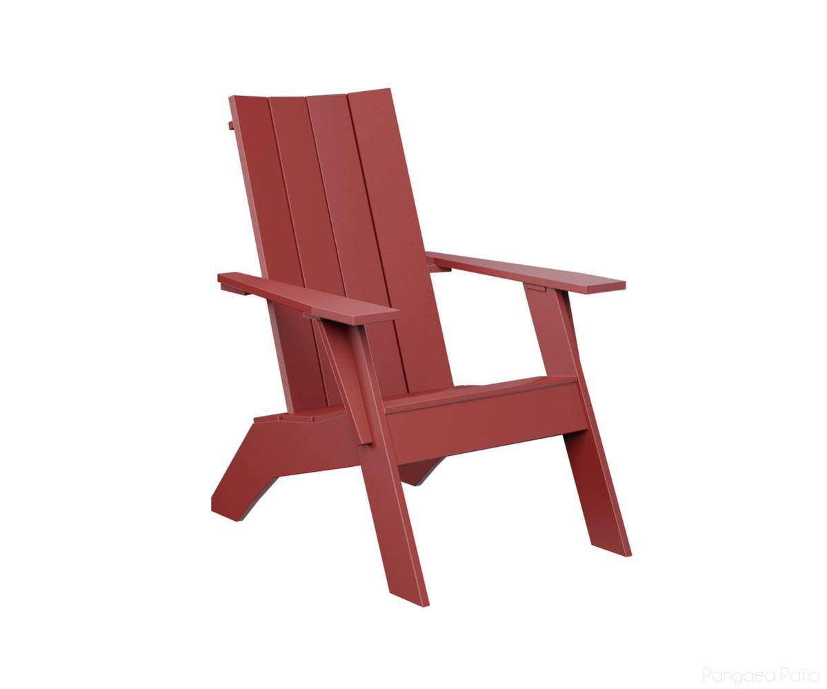 BGNAC2939MGR-Berlin Gardens-Nordic Adirondack Chair-MGP Red-Pangaea Patio