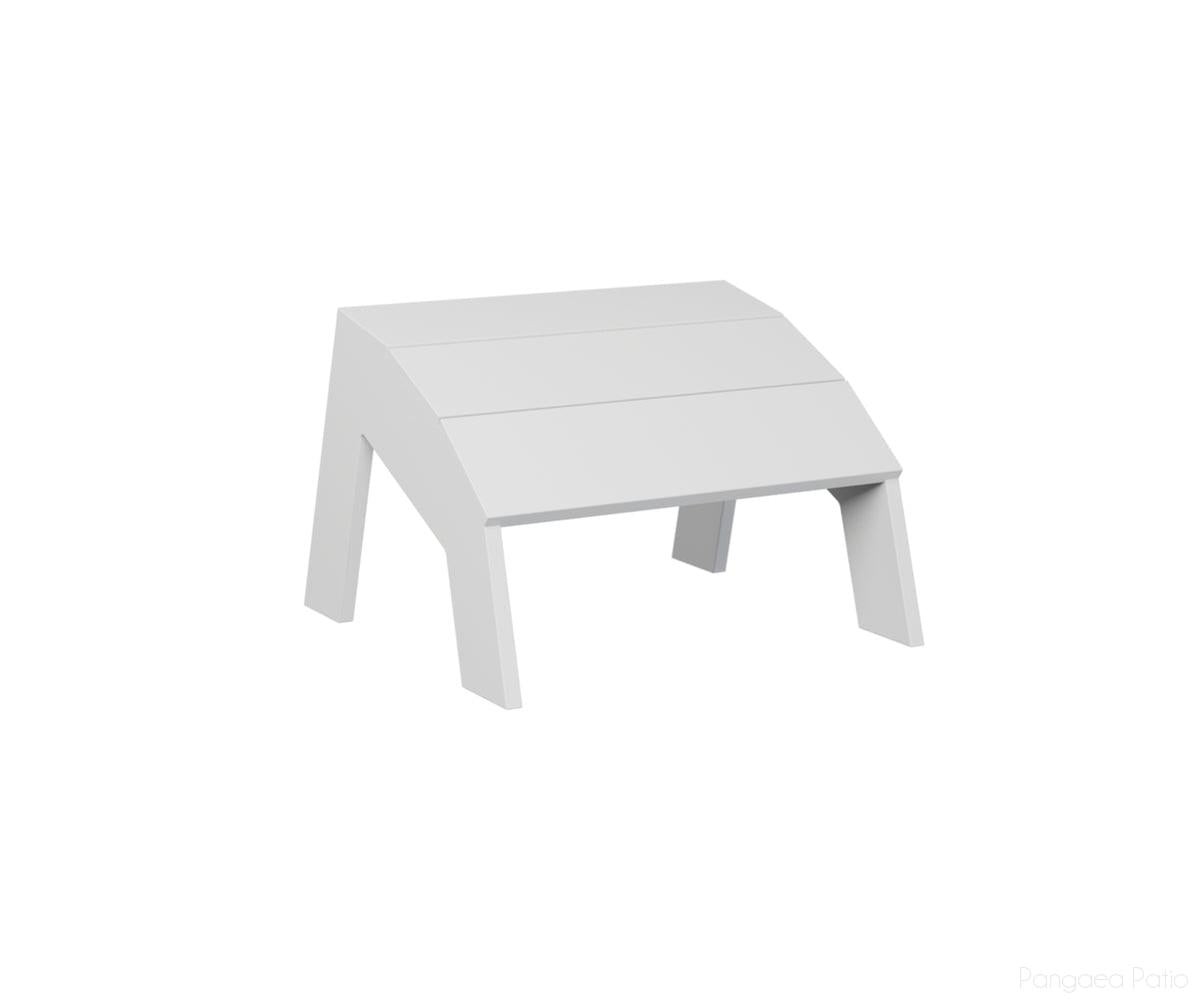 BGNAF1721MGW-Berlin Gardens-Nordic Adirondack Footstool-MGP Matte White-Pangaea Patio