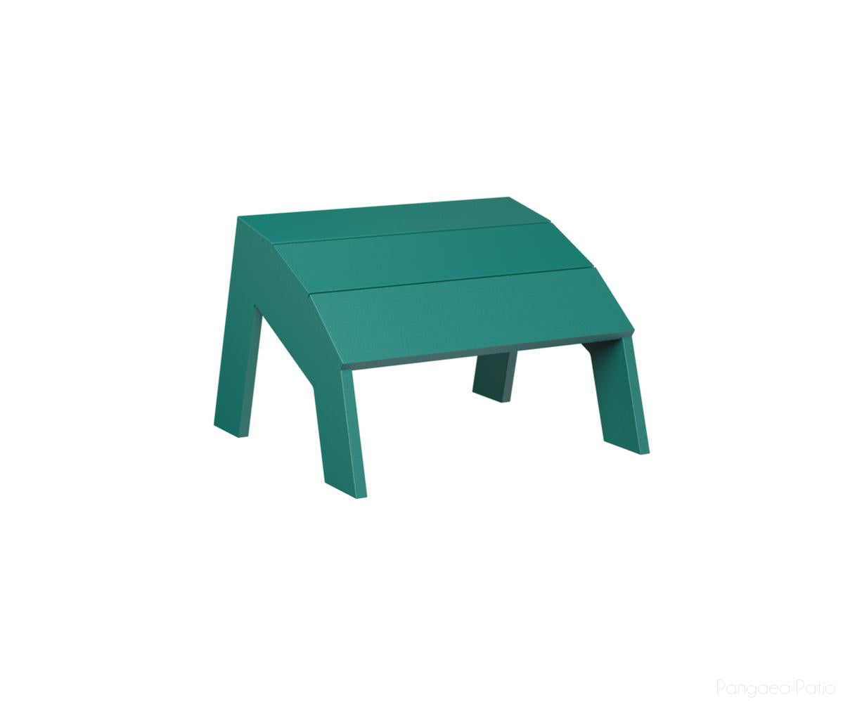 BGNAF1721MGT-Berlin Gardens-Nordic Adirondack Footstool-MGP Teal-Pangaea Patio
