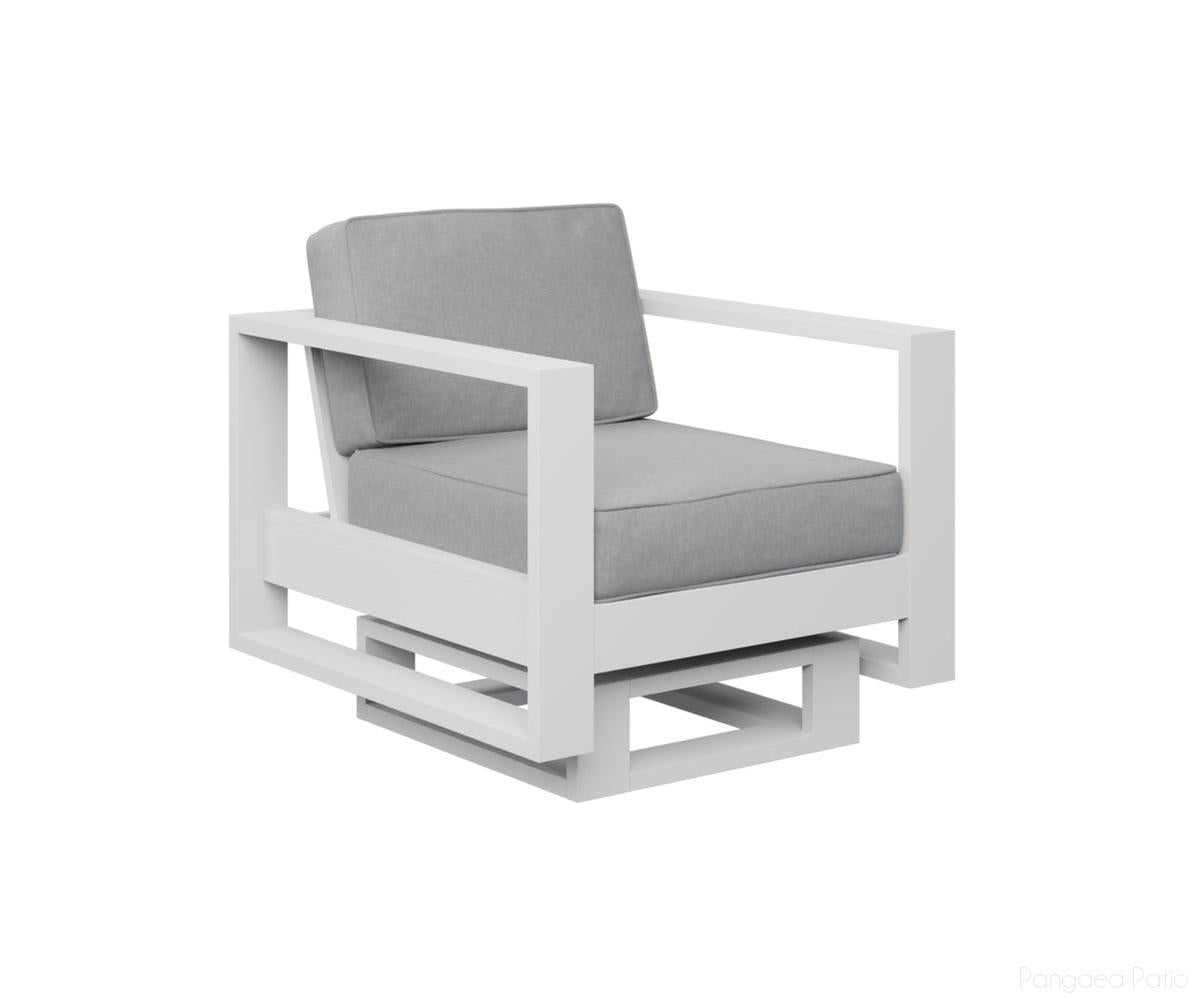 BGNR2924MGW-Berlin Gardens-Nordic Club Rocker-MGP Matte White-Pangaea Patio